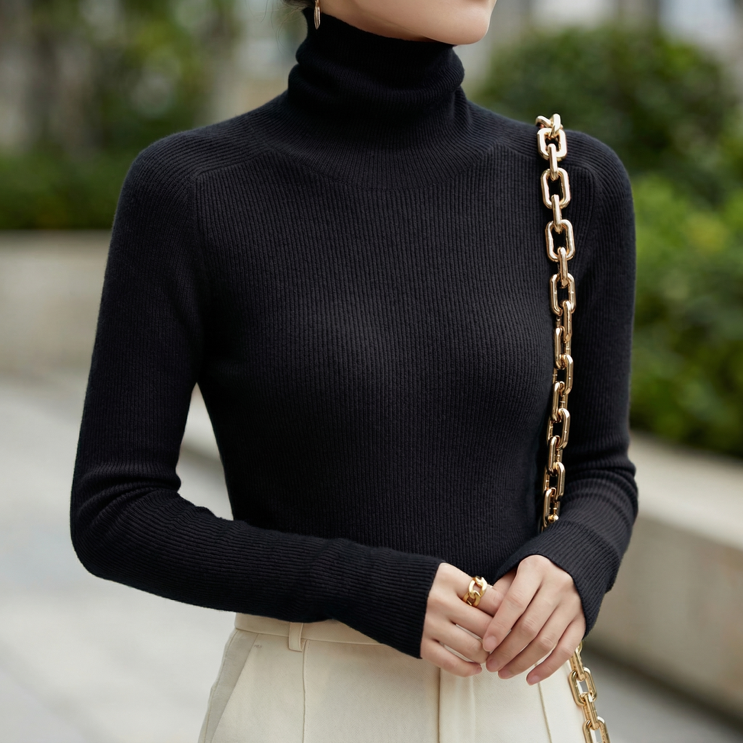 Aria Cashmere Turtleneck