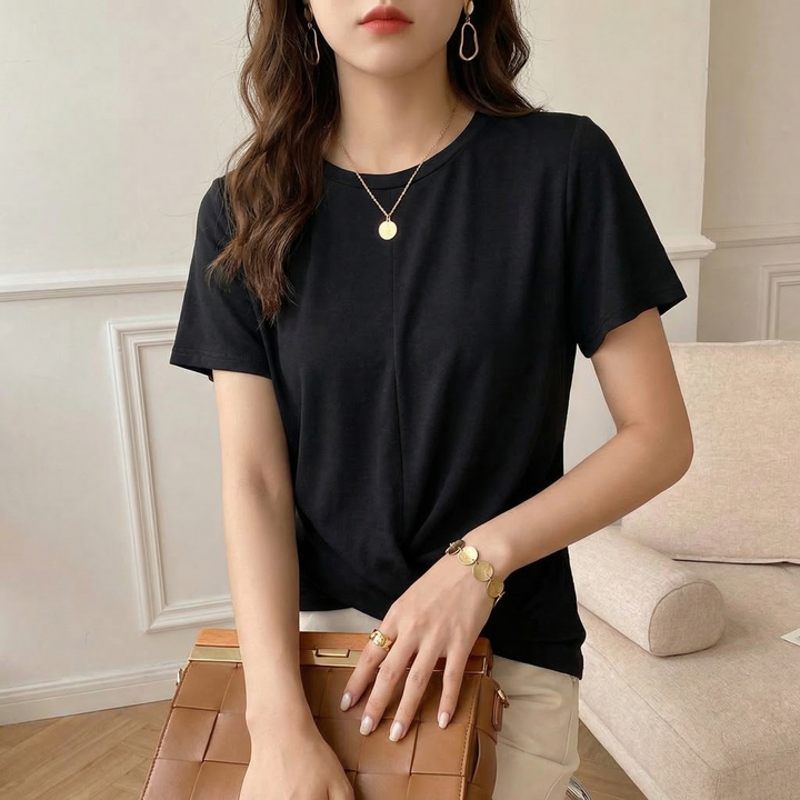 Luna Cotton Twist Tee