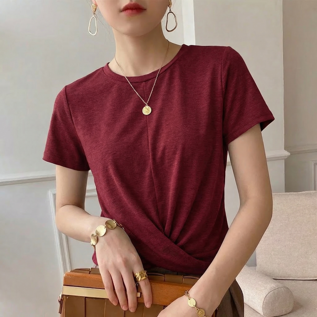 Luna Cotton Twist Tee