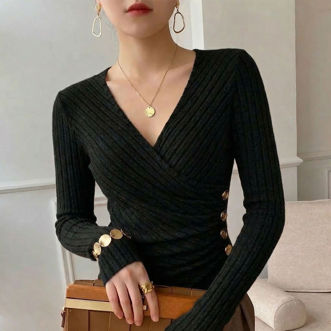 Barbara Viscose Wrap Top