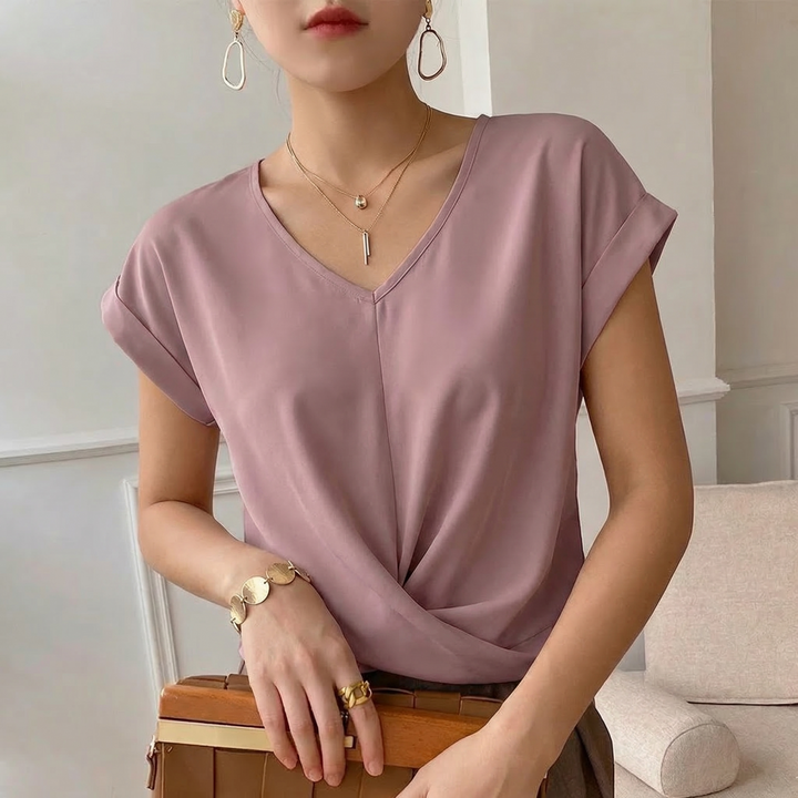 Clara Heart Neckline Tee