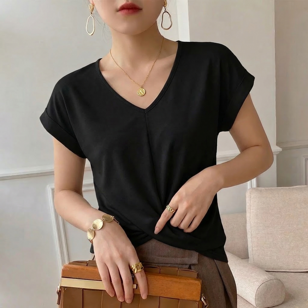 Clara Heart Neckline Tee