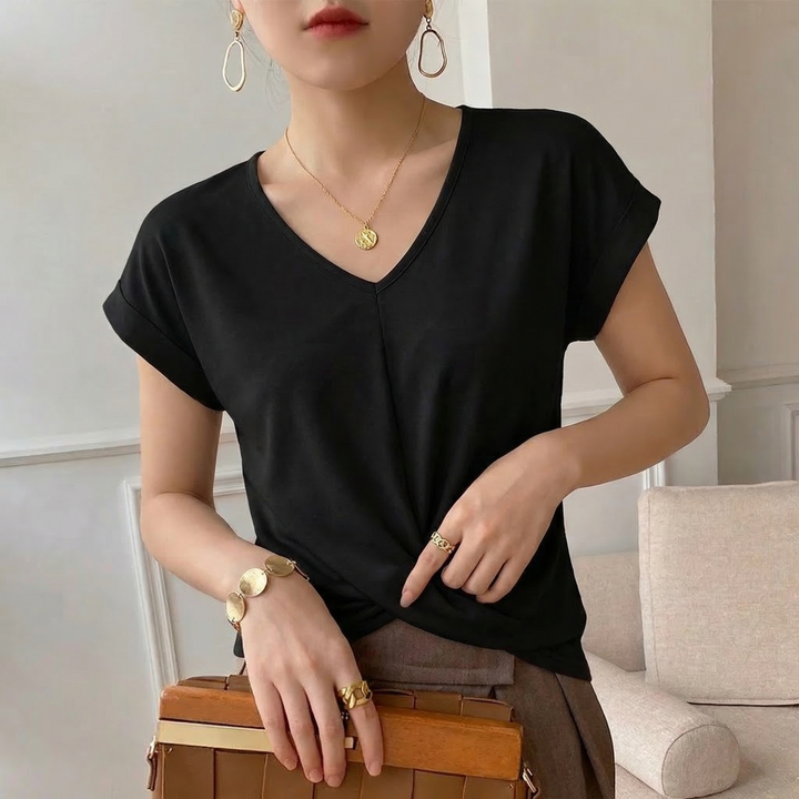 Clara Heart Neckline Tee