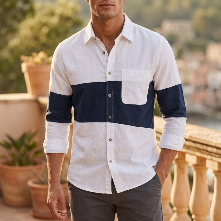 Capetown Cotton Panel Shirt