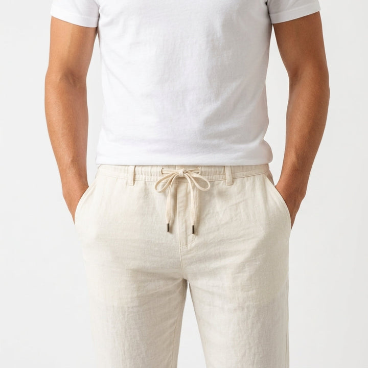 Oliver Cotton Drawstring Trousers
