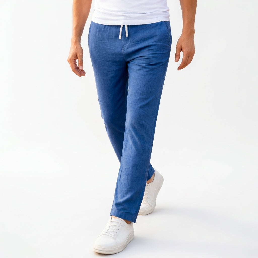 Oliver Cotton Drawstring Trousers
