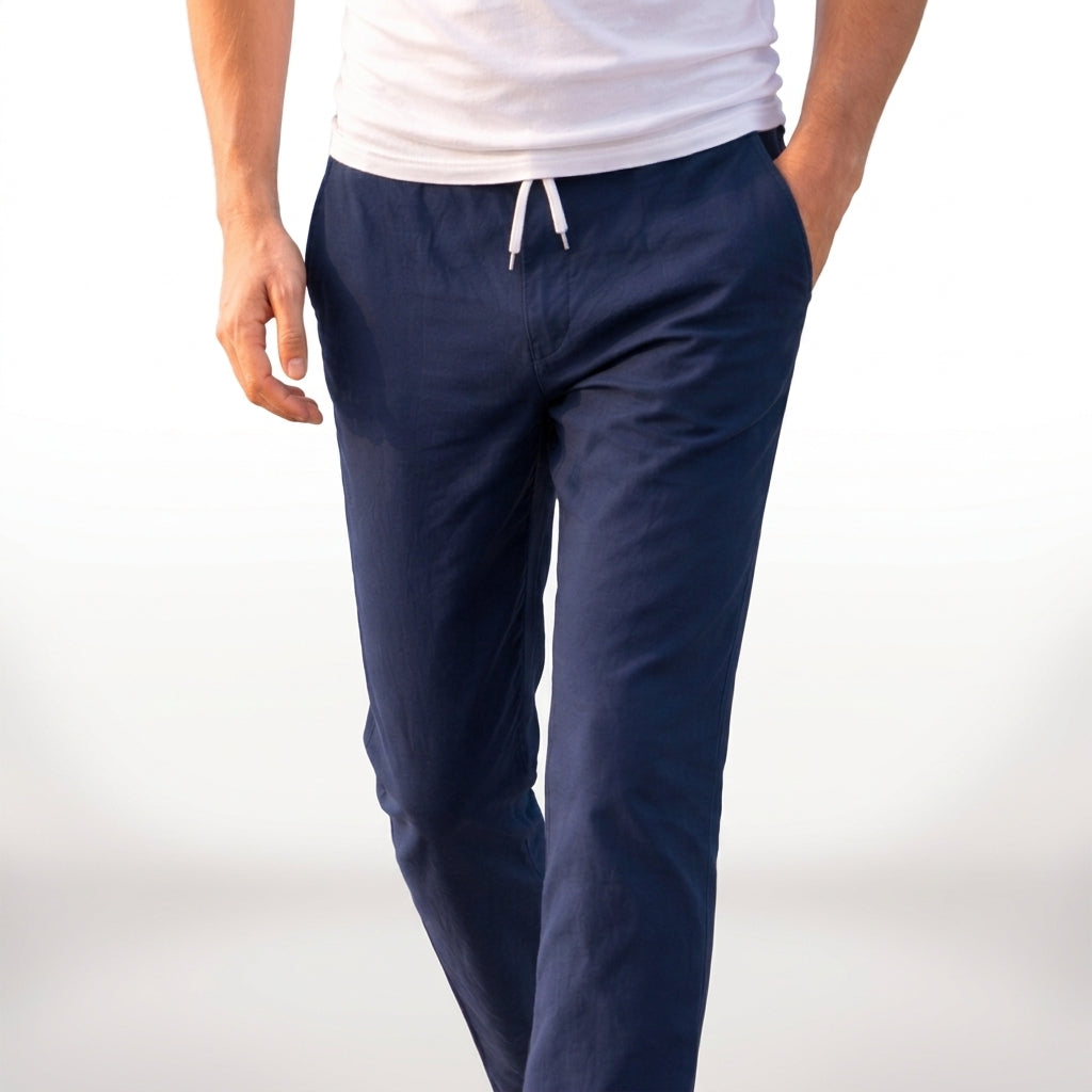 Oliver Cotton Drawstring Trousers