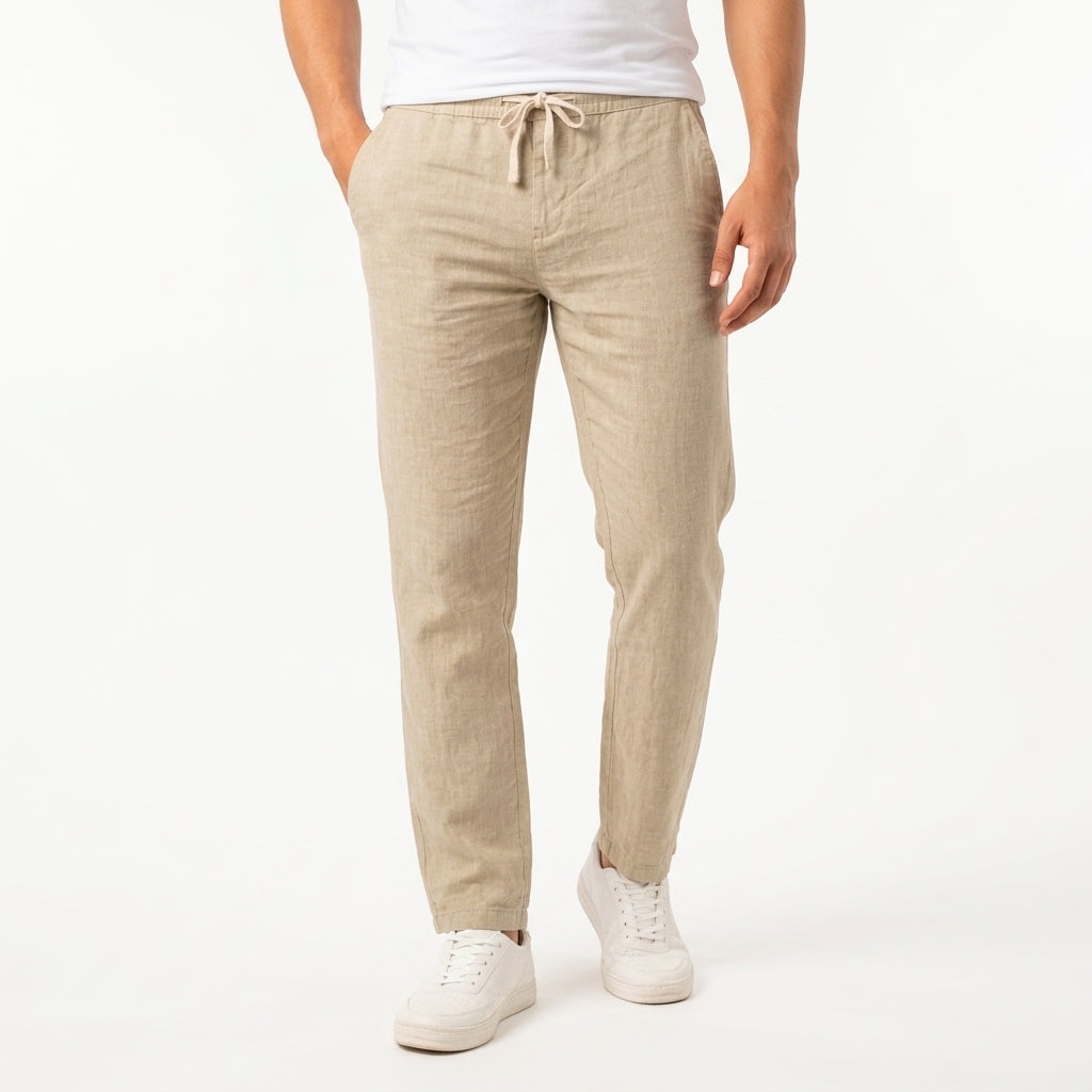Oliver Cotton Drawstring Trousers