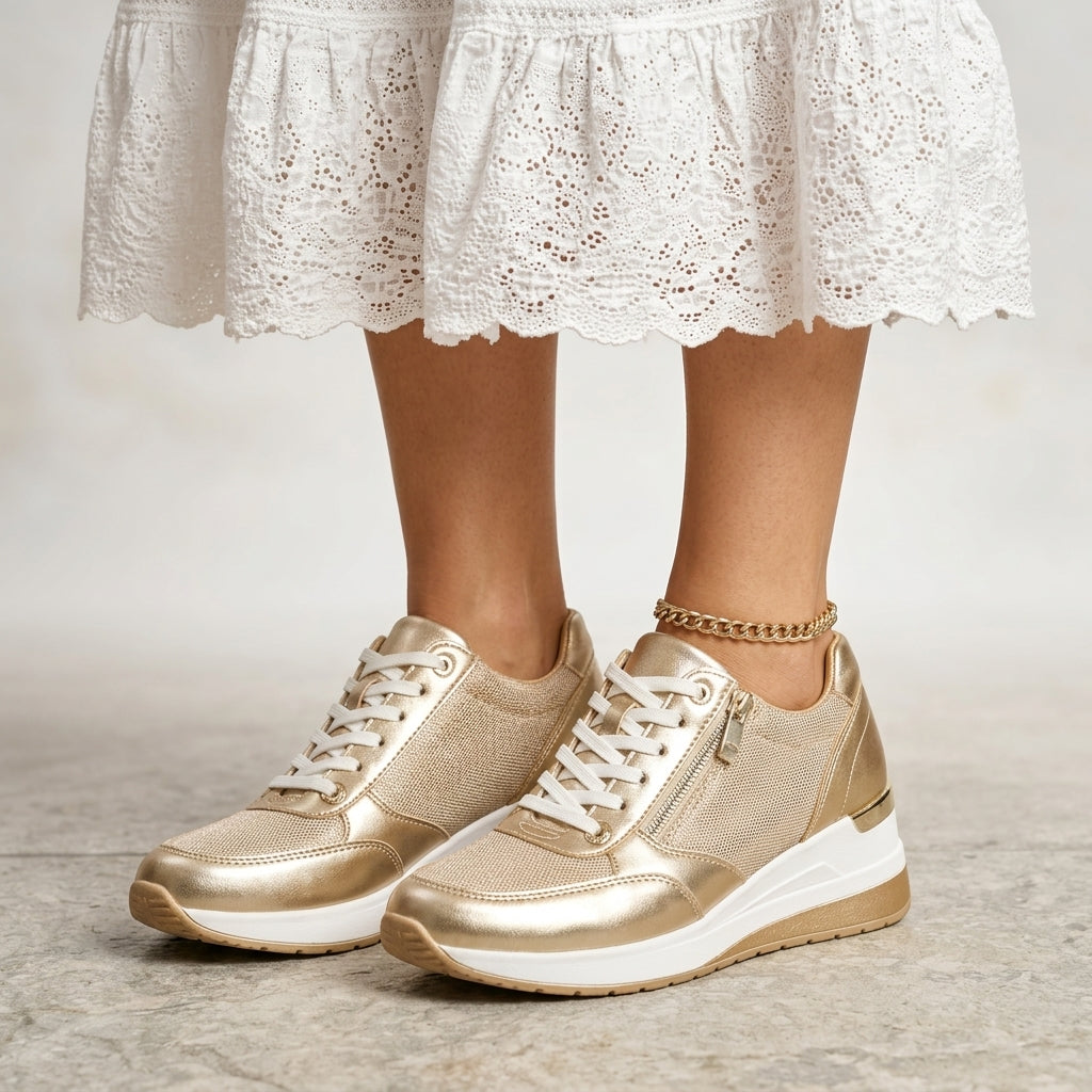 Chloe Lace Up Sneakers