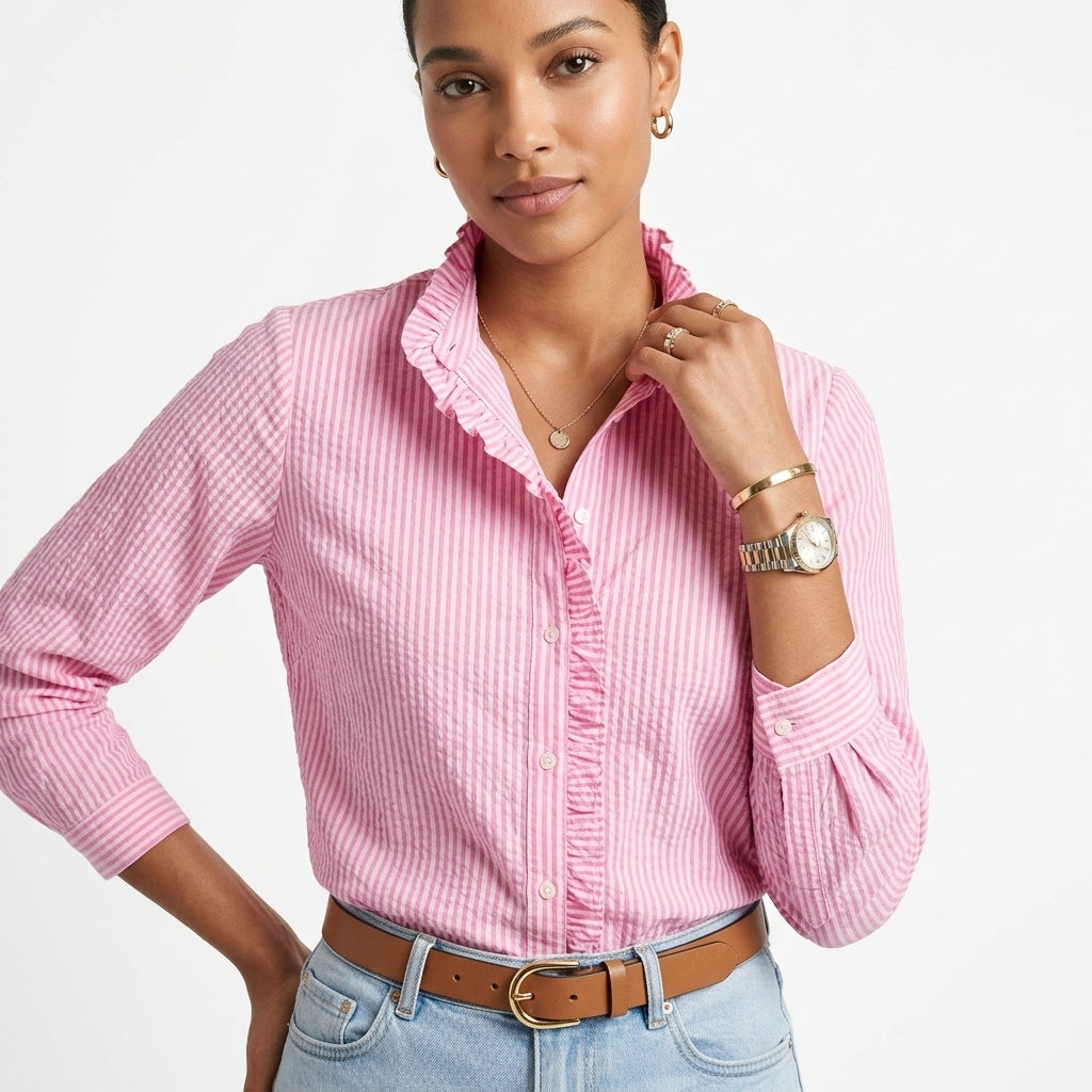Harper Ruffle Detail Blouse