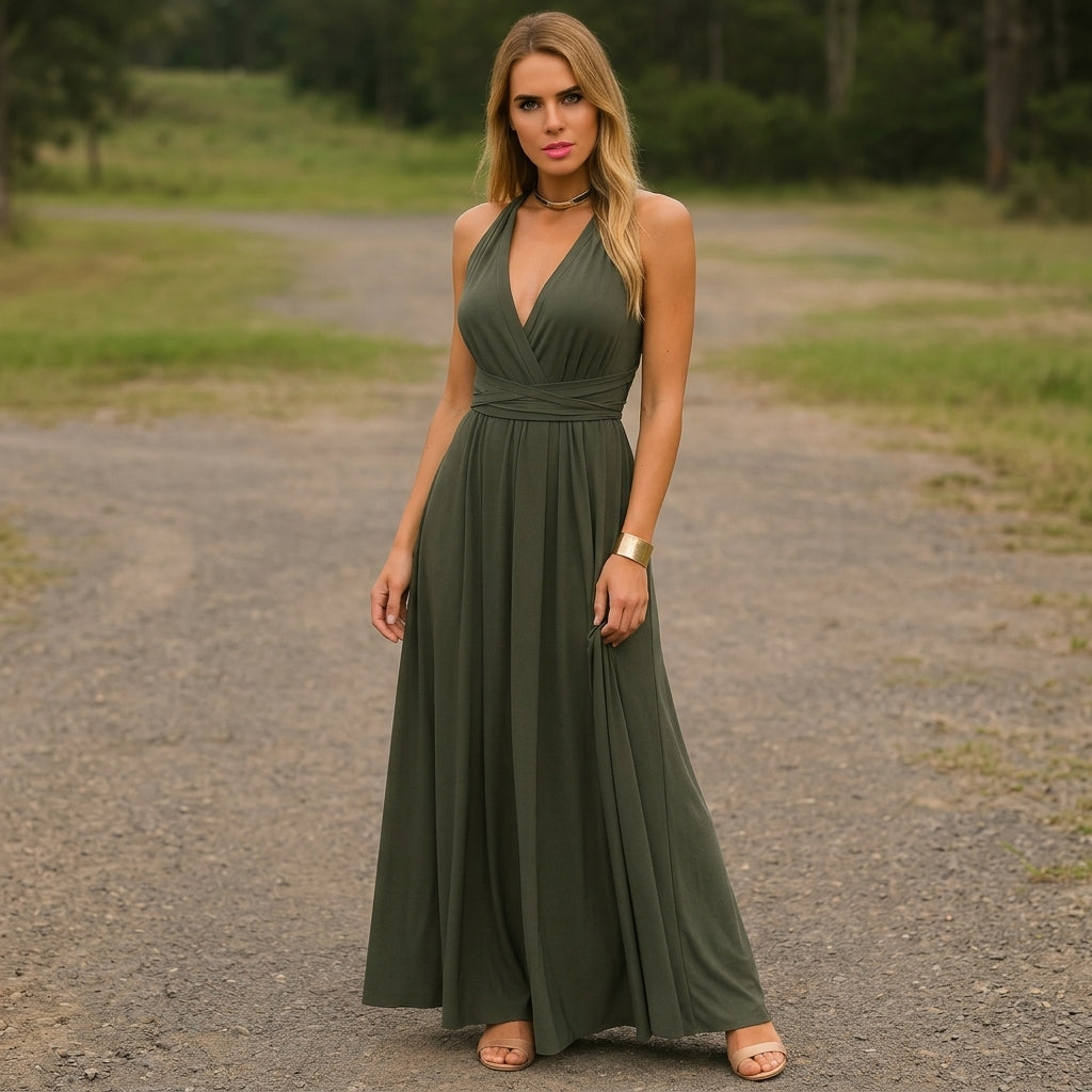 Elmirae Flowing Maxi Dress