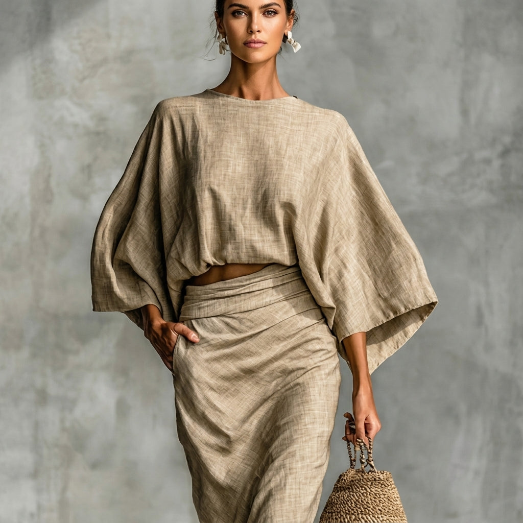 Holly Cotton Skirt Set