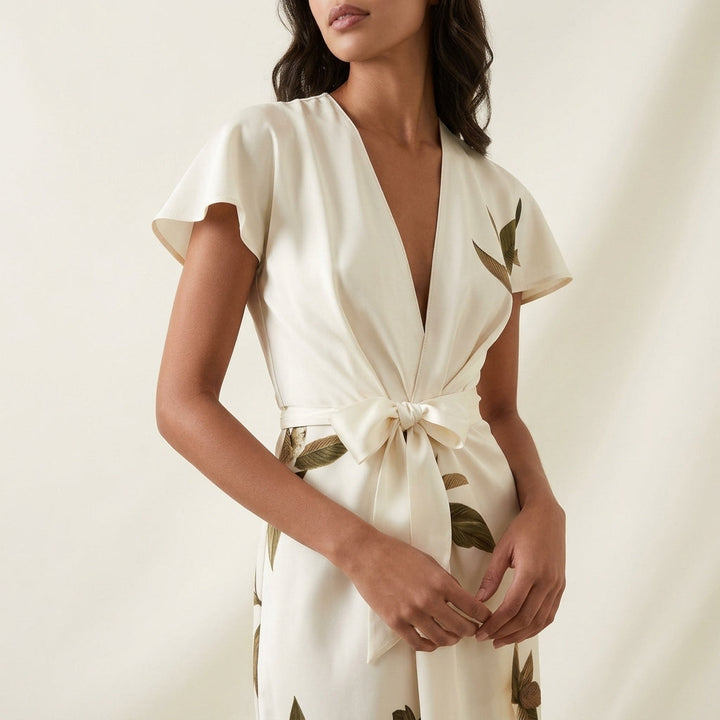 Inaya Silk Wrap Dress
