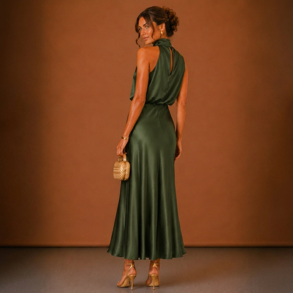 Soraya Satin Maxi Dress