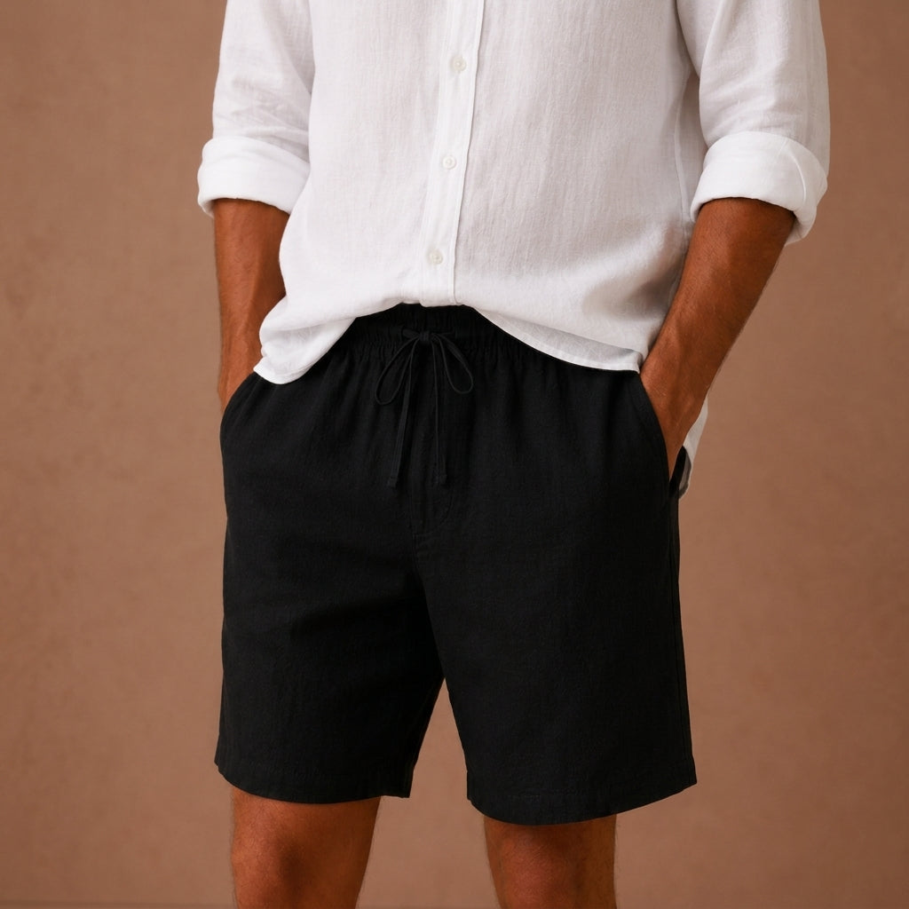 Blake Cotton Linen Shorts