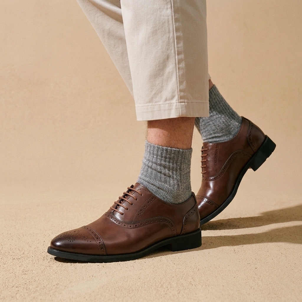 Corvino Leather Brogues