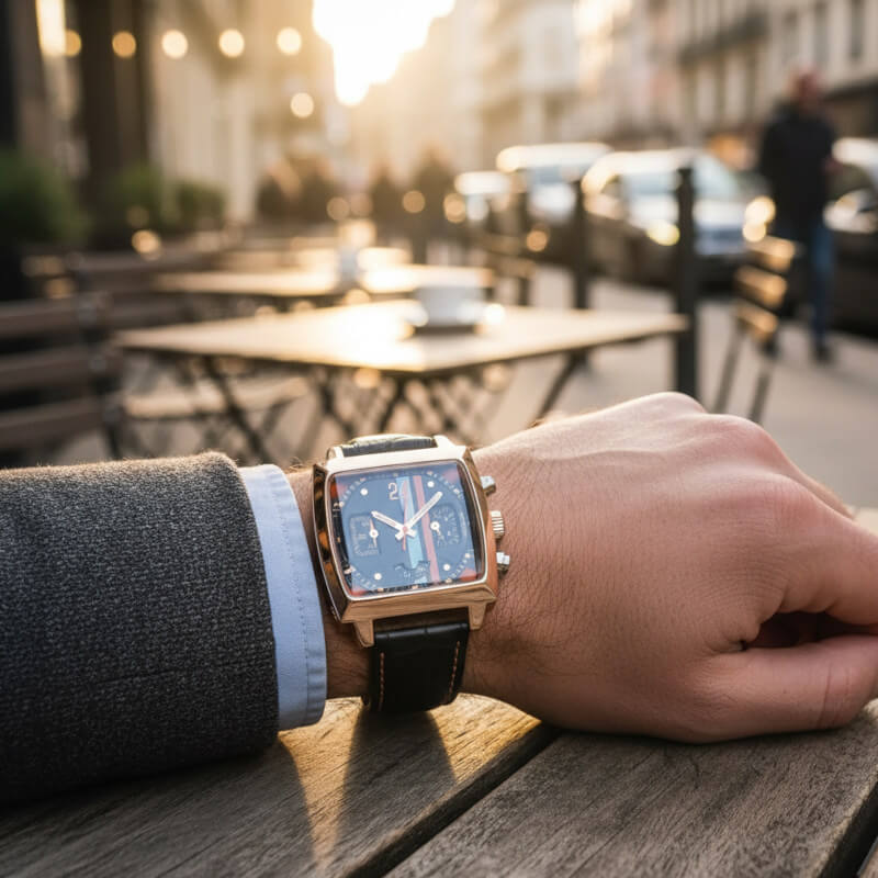 Marcellus Square Chronograph