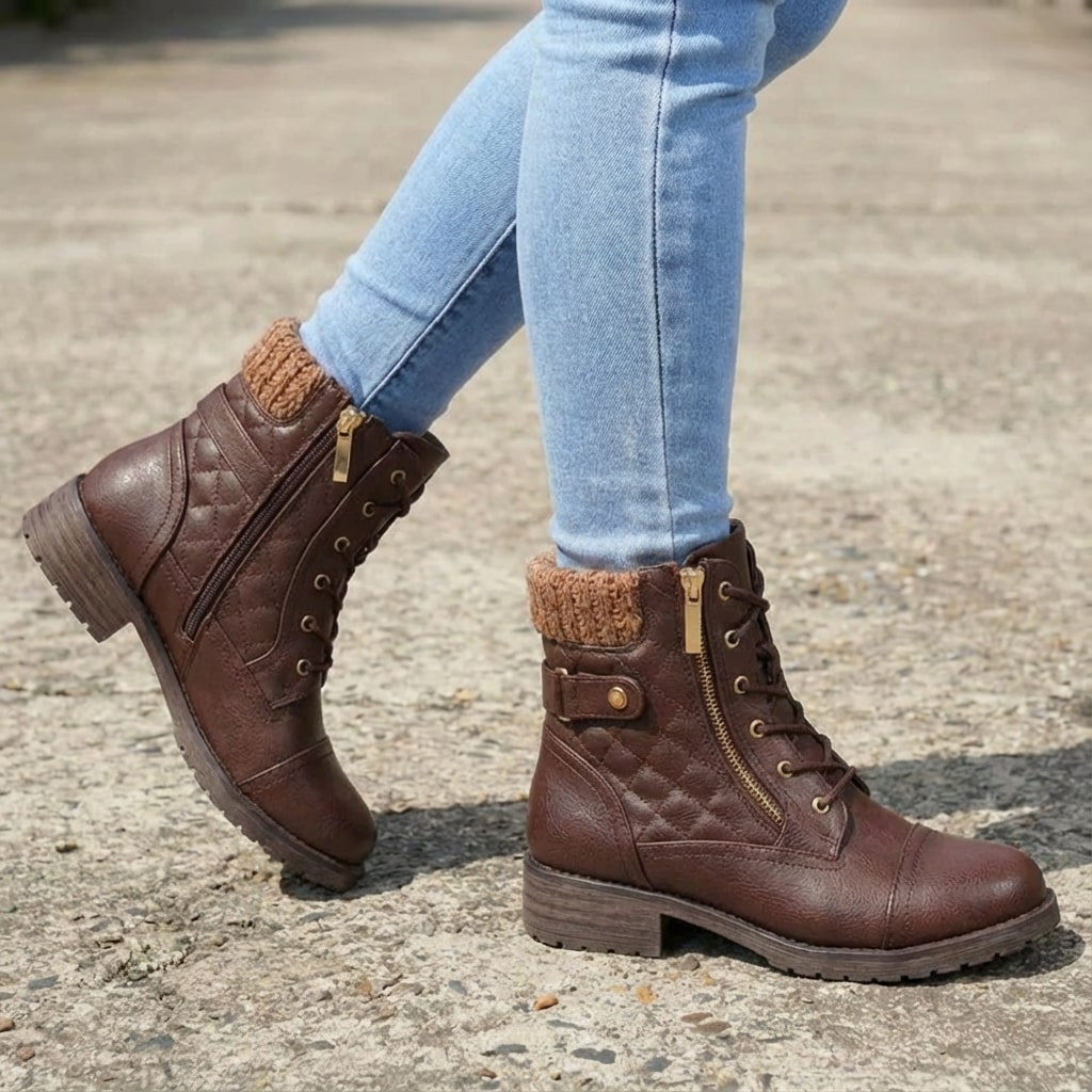 Ancona Leather Ankle Boots