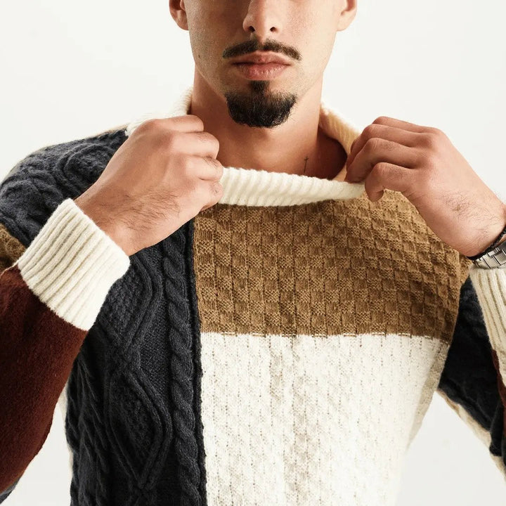 Montreux Panel Knit Sweater