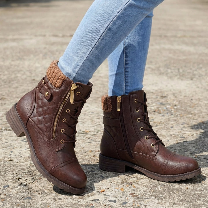 Ancona Leather Ankle Boots