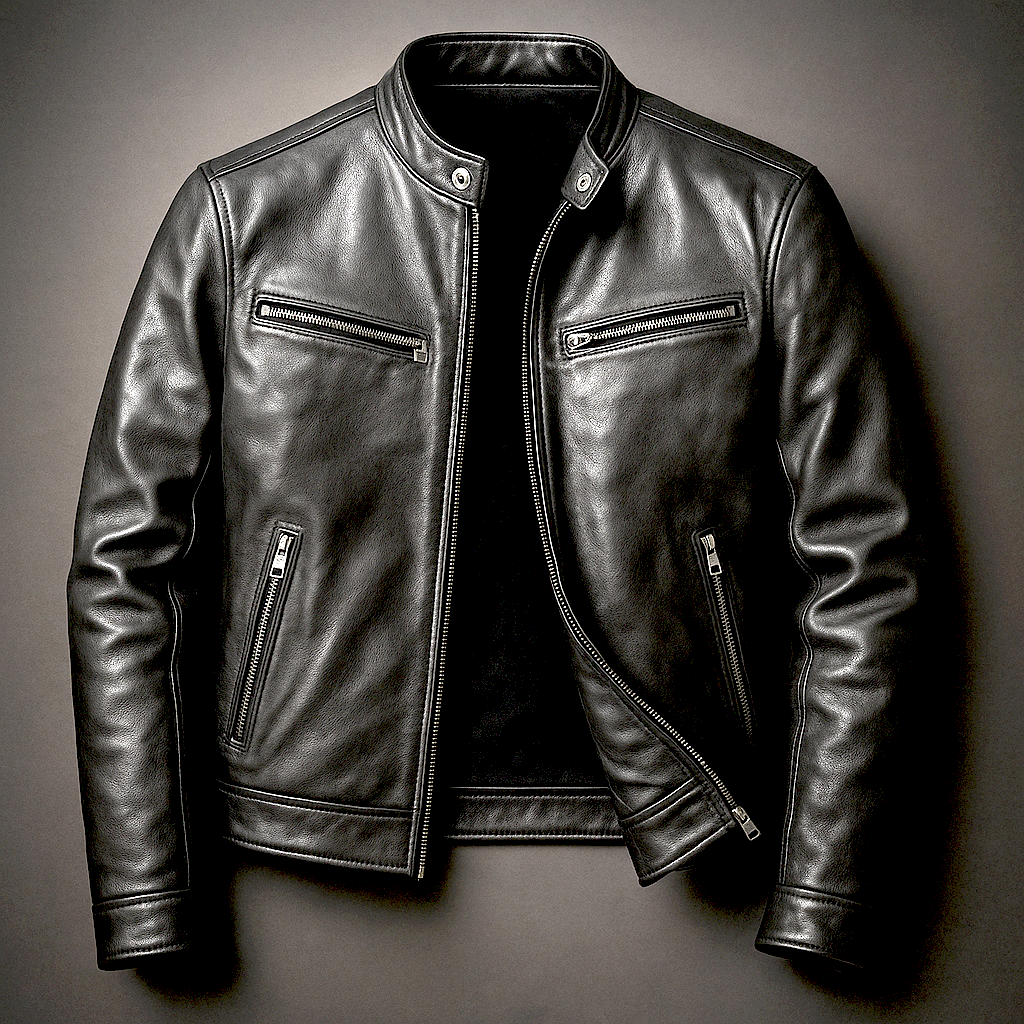 Marcello Leather Biker Jacket
