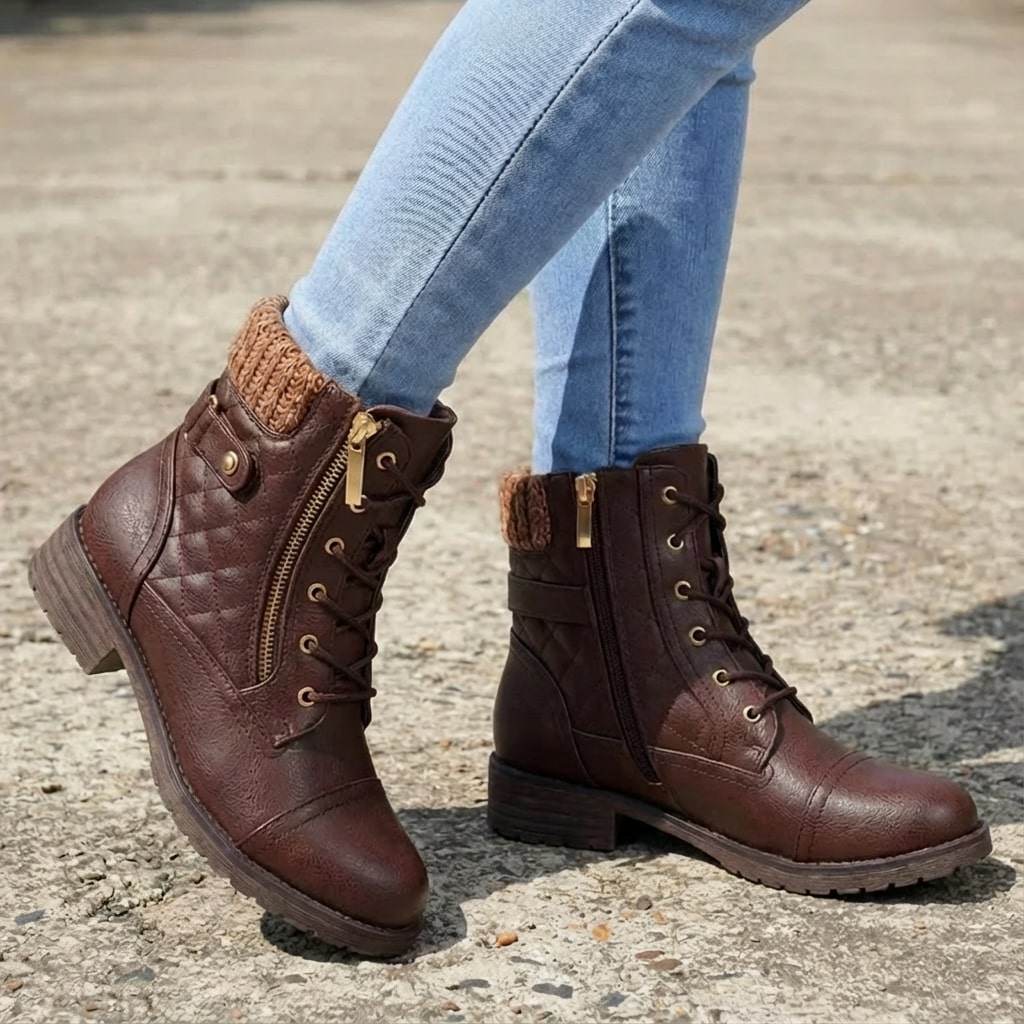 Ancona Leather Ankle Boots