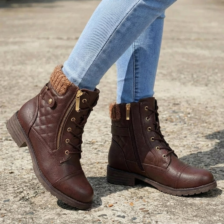 Ancona Leather Ankle Boots