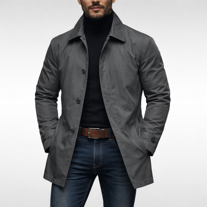 Axton | Stylish Weather-Resistant Men's Overcoat