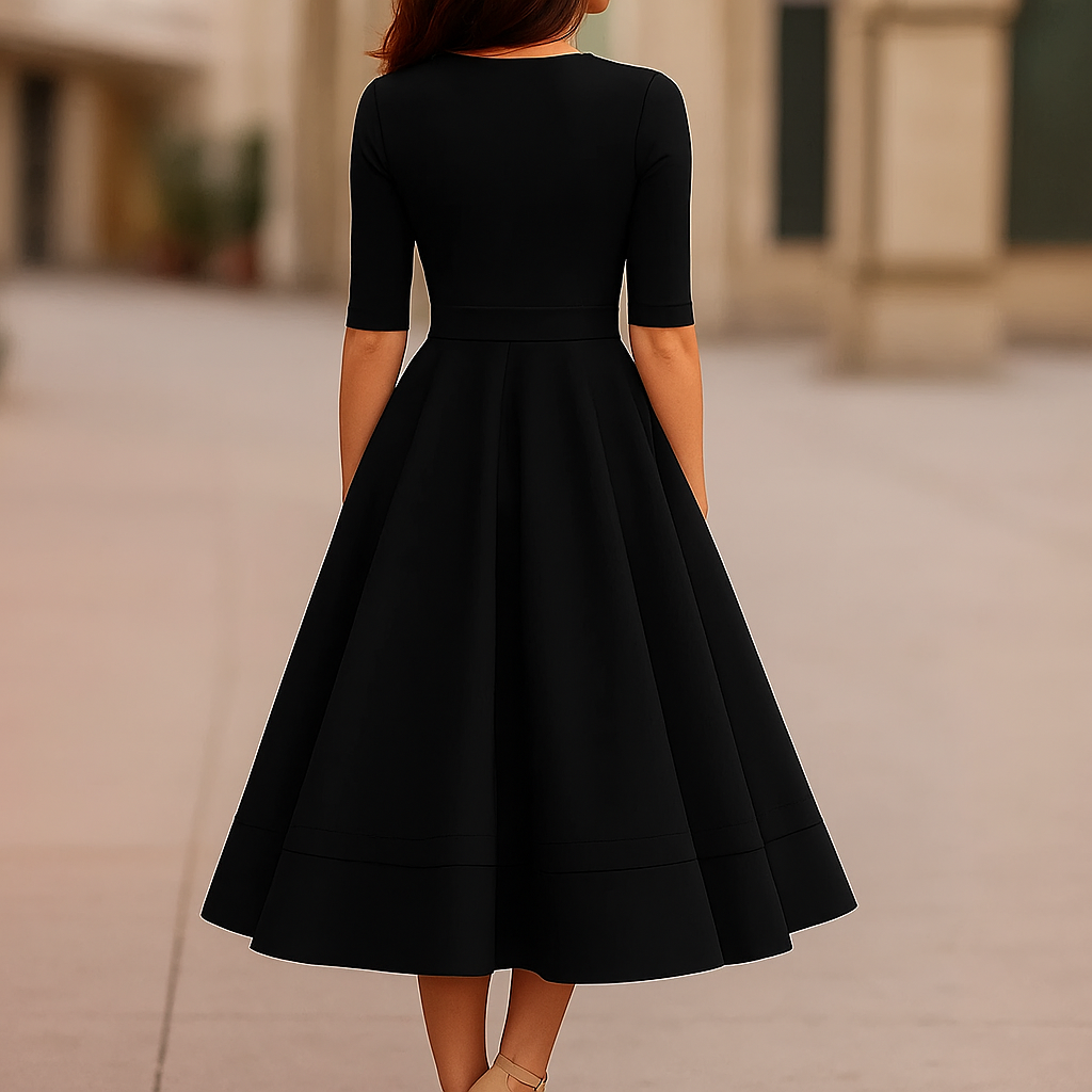 Lani | Elegant & Retro-Inspired Midi Dress