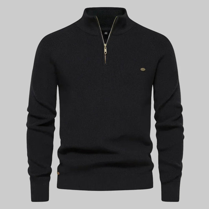 Harrington Half-Zip Knit Sweater