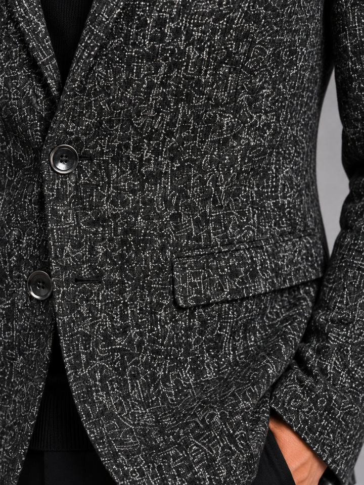 Men’s Slim Fit Tailored Blazer – Smart-Casual Structured Jacket