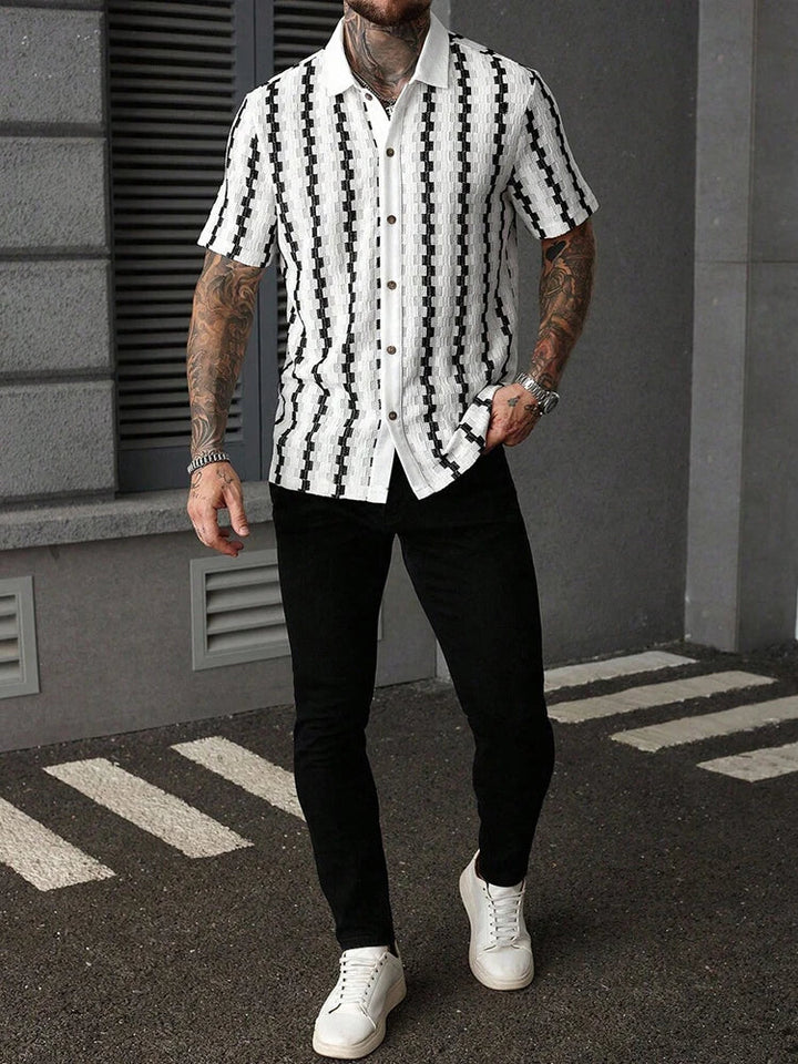 Valencia Striped Knit Shirt