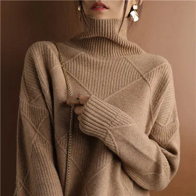 Isla Ribbed Turtleneck