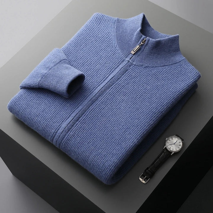 Valen Cashmere Zip Knit