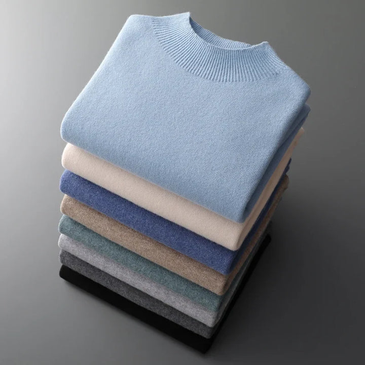 Ashbury Cashmere Half-Neck Sweater