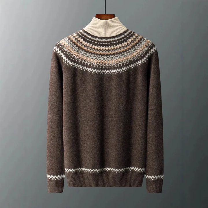 Evan 100% Cashmere Half-Zip Sweater