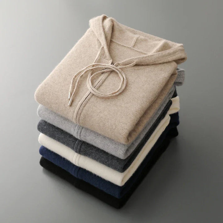 Harrow Cashmere Zip Hoodie