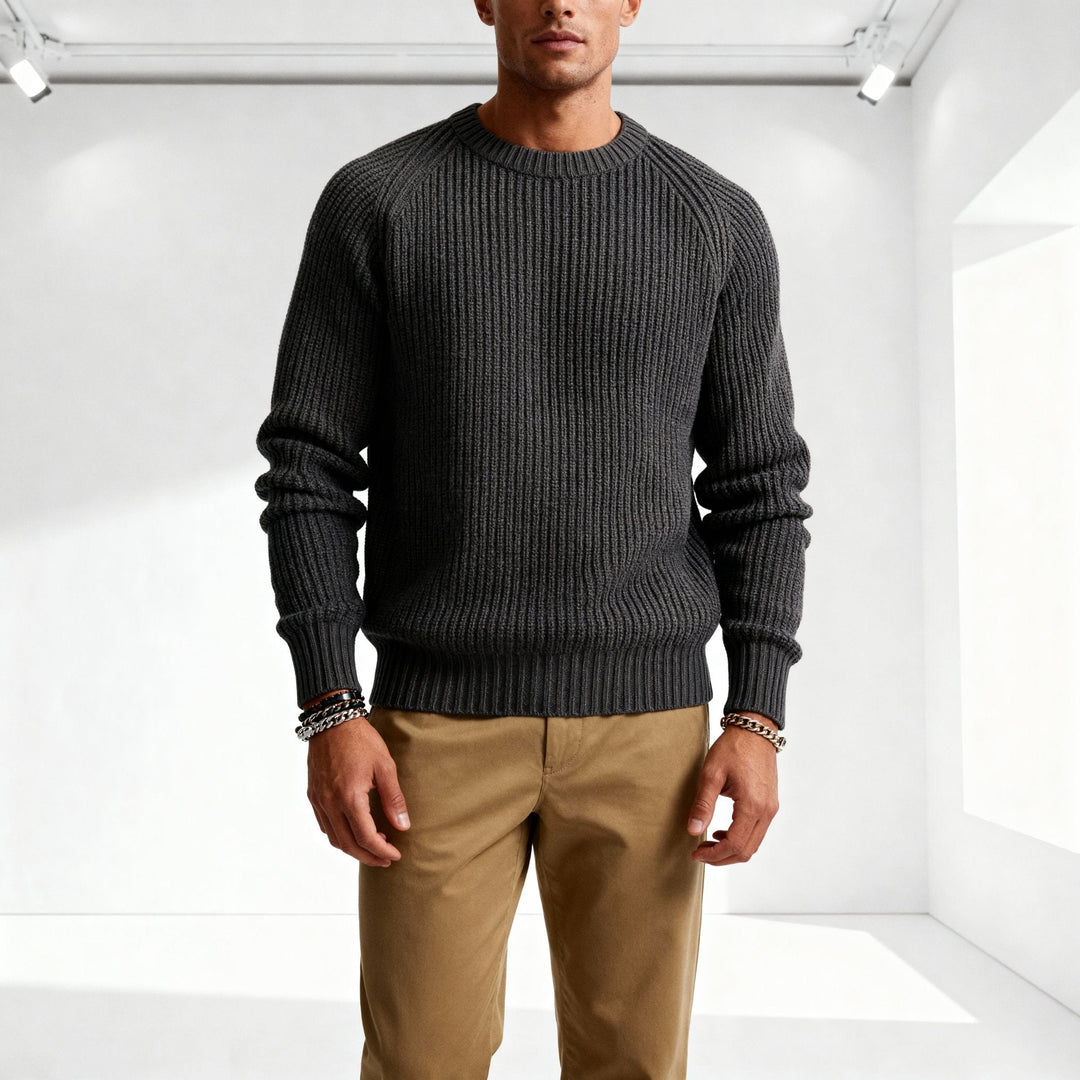 Fisherford Rib Crewneck