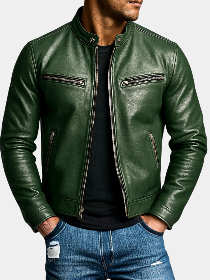 Marcello Leather Biker Jacket