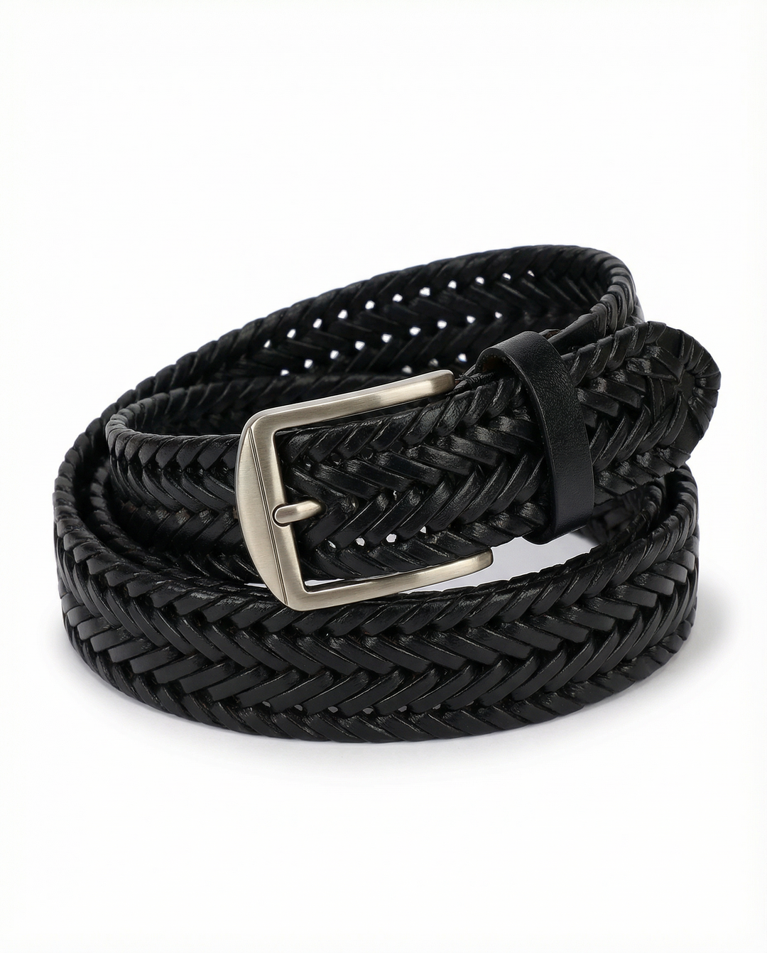 Pontano Braided Leather Belt