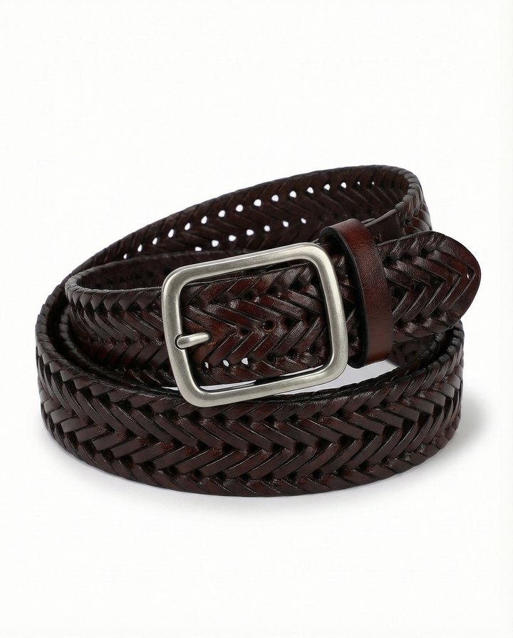 Pontano Braided Leather Belt
