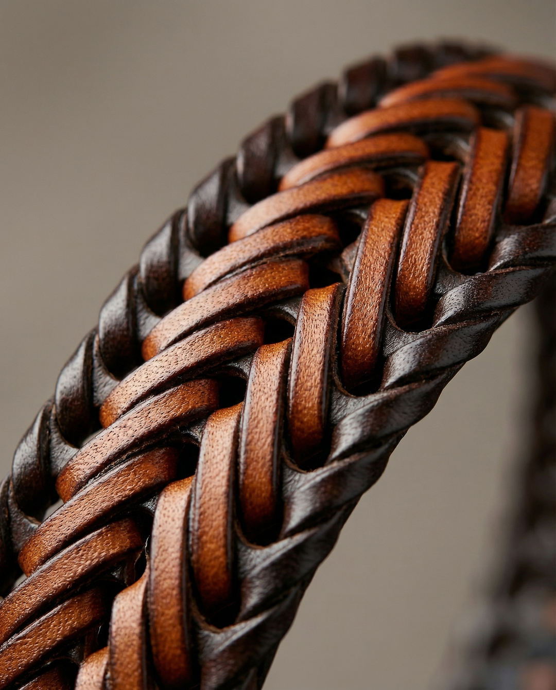 Pontano Braided Leather Belt