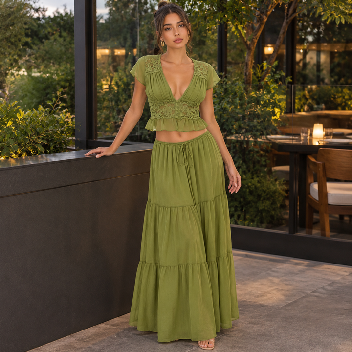 Marguerite-Eve Lace Set