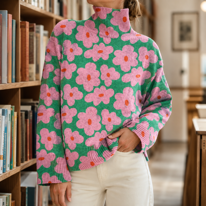 Mireille-Jane Floral Sweater