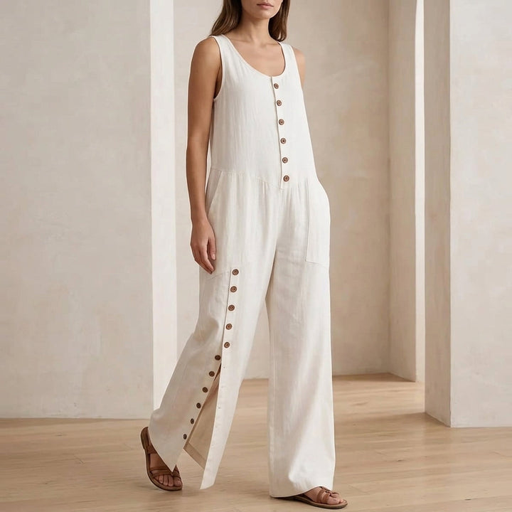 Orla Button Detail Jumpsuit