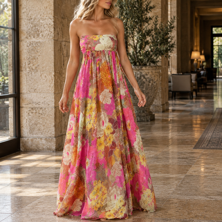 Esme-Belle Strapless Maxi Dress