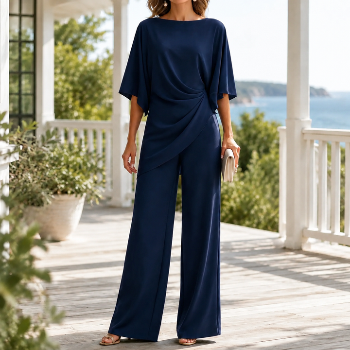 Katia-Sage Draped Set