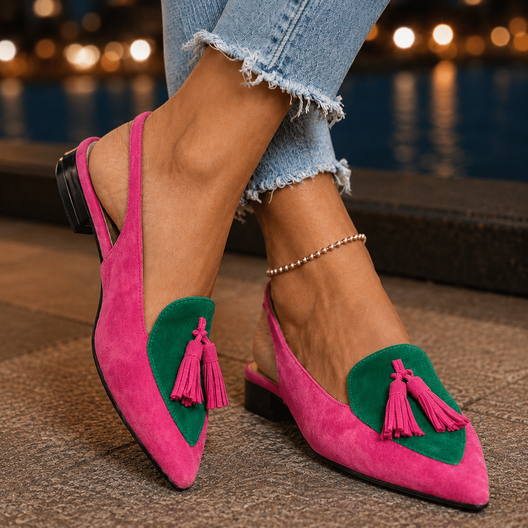 Caruso Tassel Slingbacks