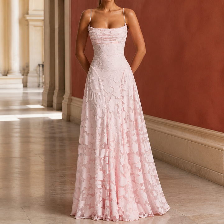 Celeste-Kate Cowl Maxi Dress
