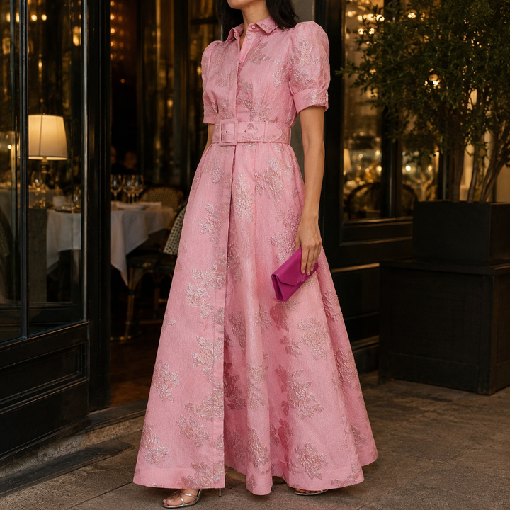 Giulia-Mae Jacquard Maxi Dress